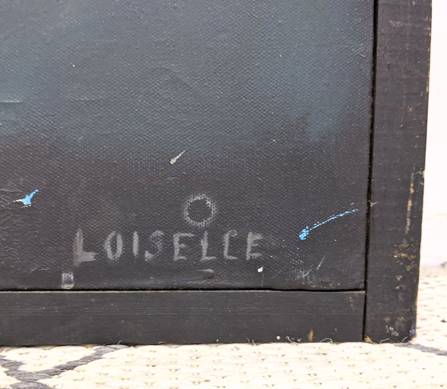 Artwork by Bernard Loiselle, Abstract: Trial By Combat, Made of Oil Painting