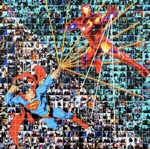 Superhero Series: Superman vs.Iron Man by Maria Murgia, 2022