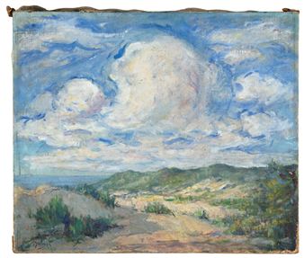 Dune scene, most likely Provincetown, Massachusetts. - Frank Drummond Allison