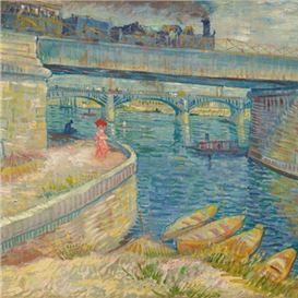 This Fall in Van Gogh Museum :  Van Gogh Along the Seine