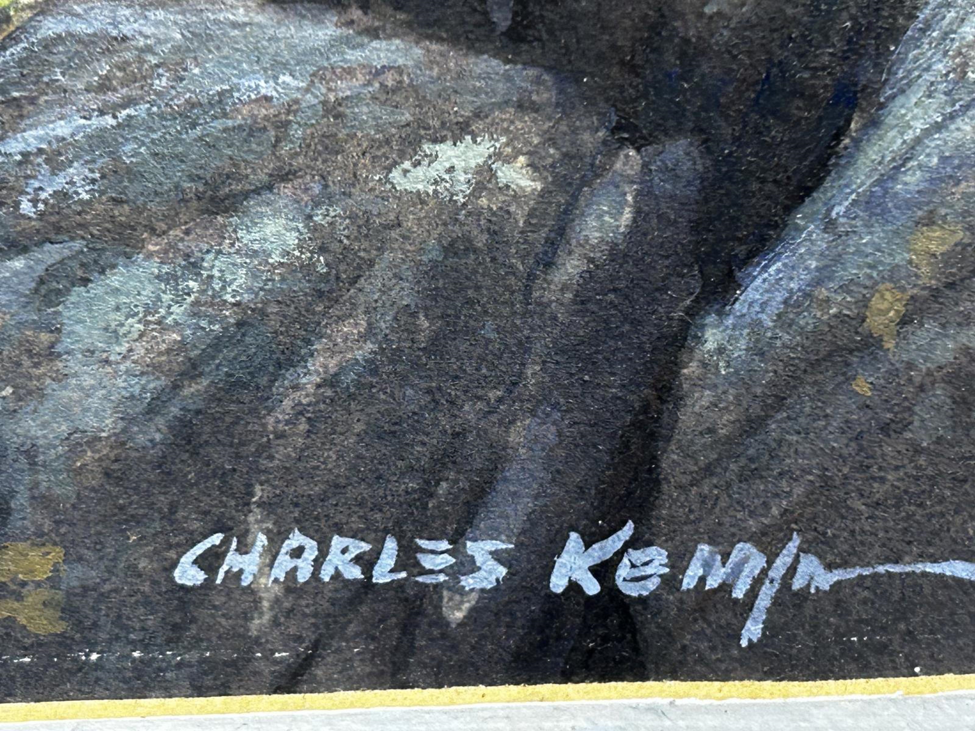 Artwork by Charles Kemp, Capturing the essence of a breathtaking canyon landscape, Made of Oil on Panel