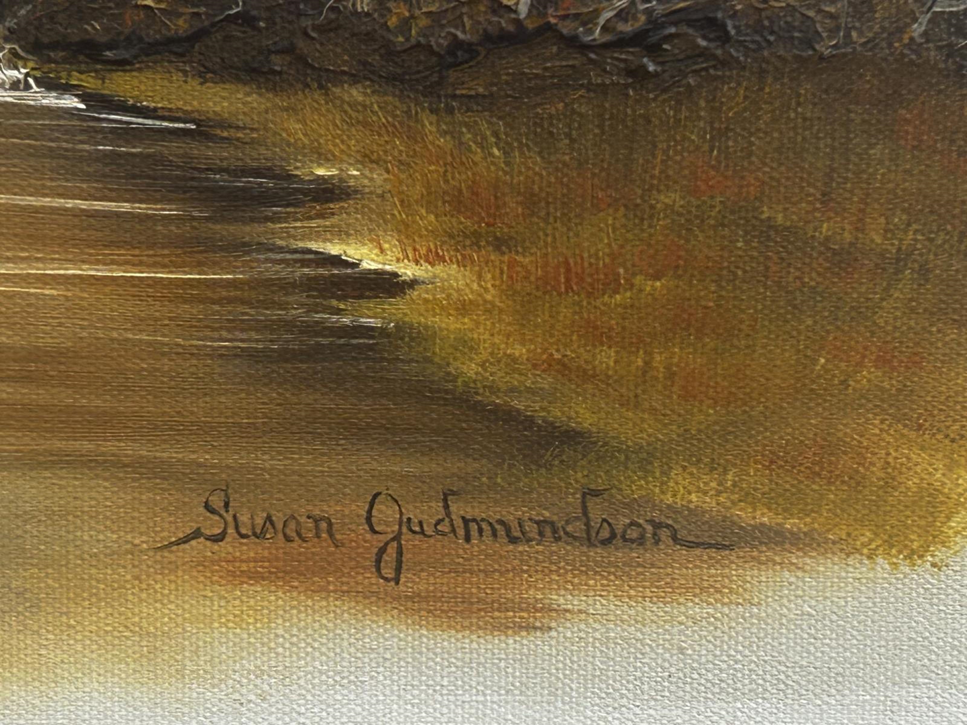 Artwork by Susan Gudmundson, Watermill, Made of Oil on Canvas