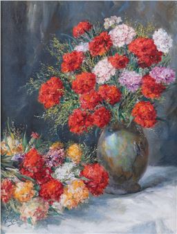 Natureza morta - Jarra e flores - Pedro M. Cruz