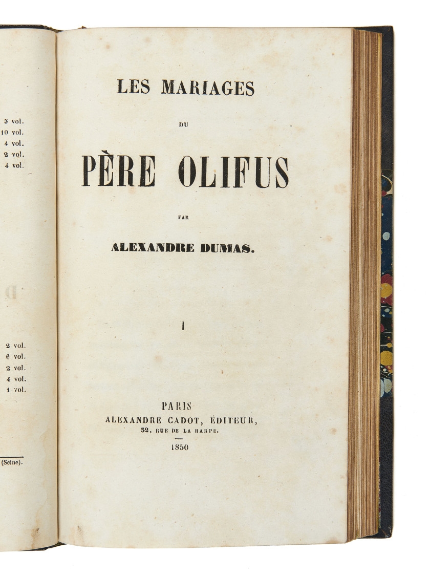 Alejandro Dumas | Les Mariages du père Olifus. (1850) | MutualArt