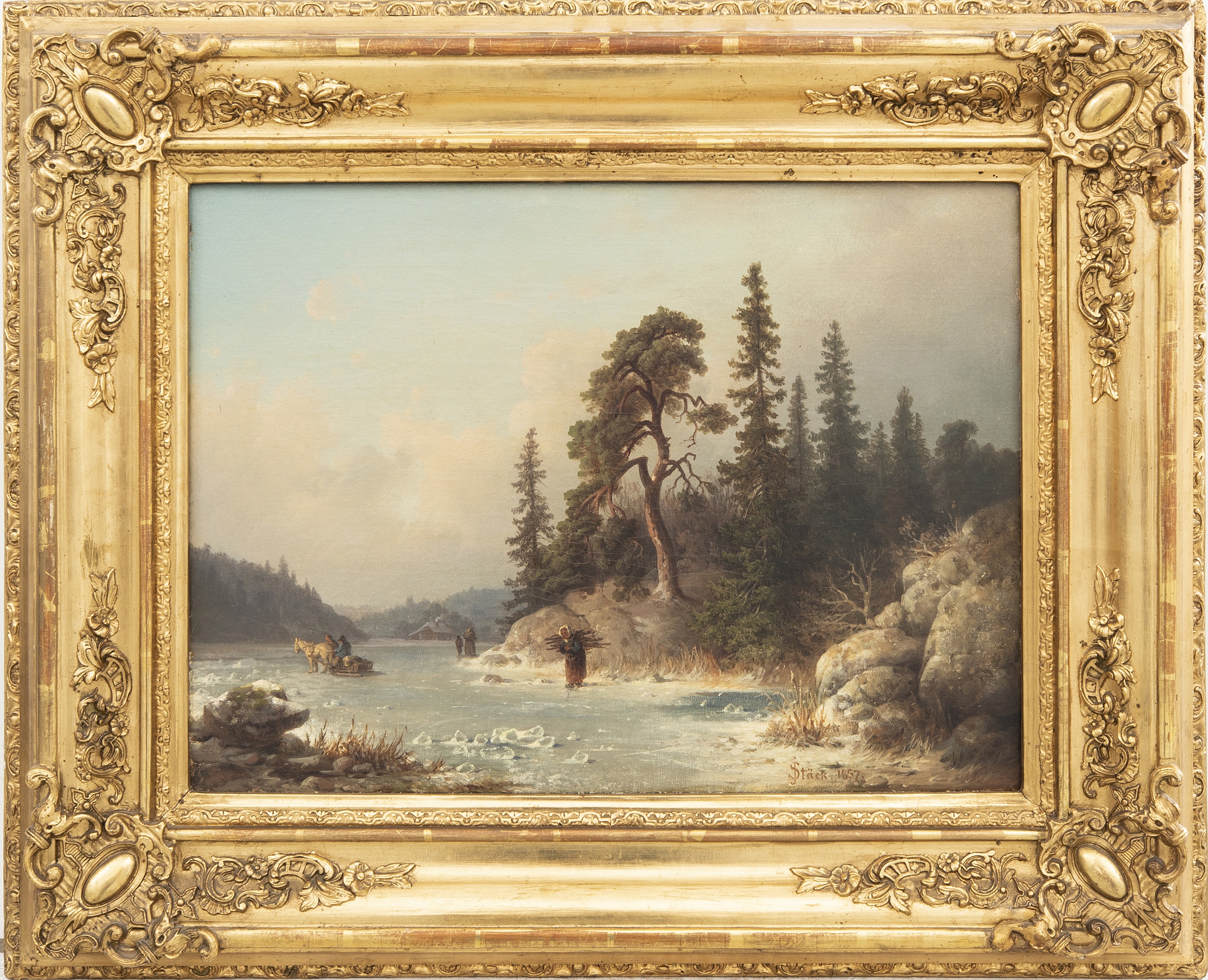 Artwork by Joseph Magnus Stäck, Untitled, Made of oil on canvas