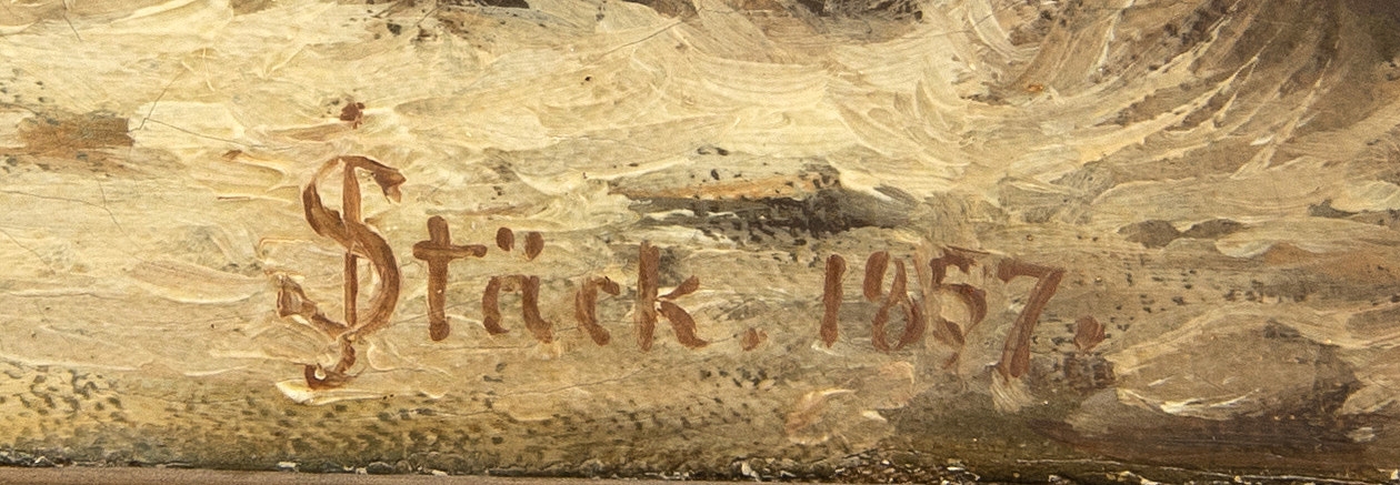 Artwork by Joseph Magnus Stäck, Untitled, Made of oil on canvas