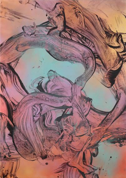 Untitled by Judy Millar, dated 2017