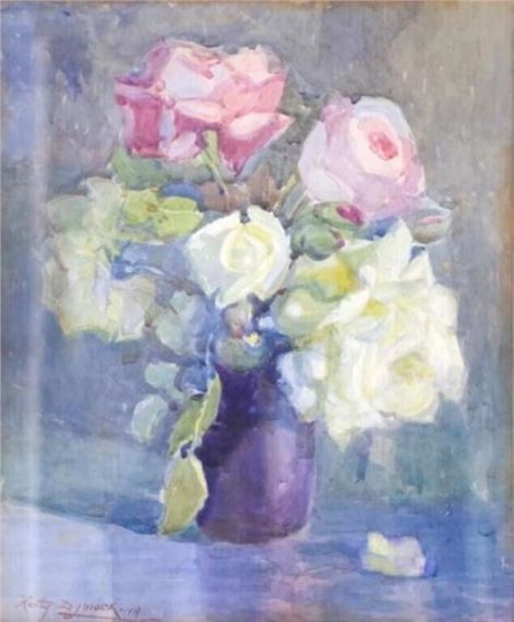 Still Life Roses - Hetty Dymock