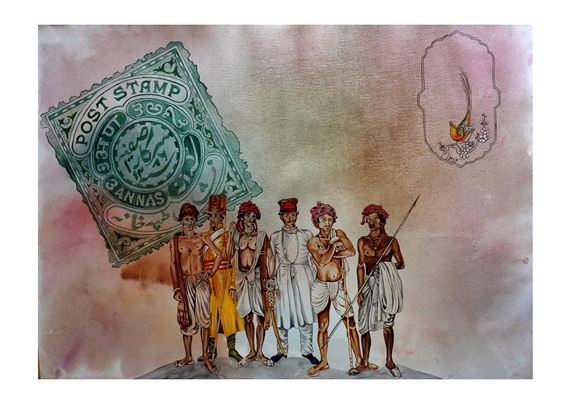 POST STAMP by Arbind Singh