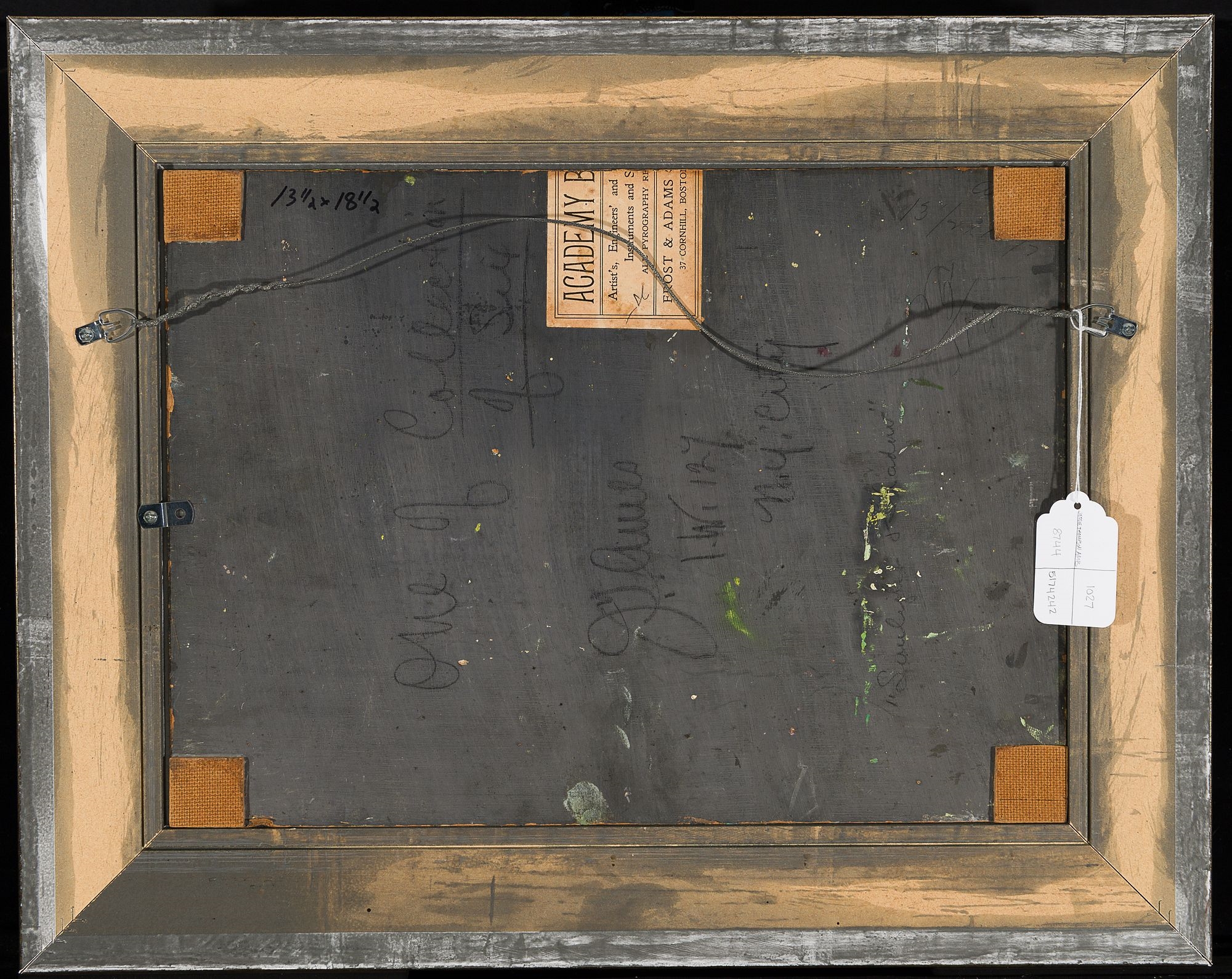 Artwork by Jessie Thompson Ames, Provincetown Hollyhocks, Made of Oil on panel