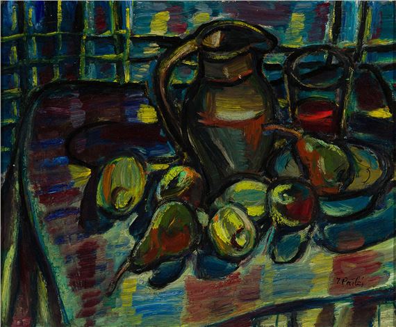 Still Life with Pears by Isaac Pailès