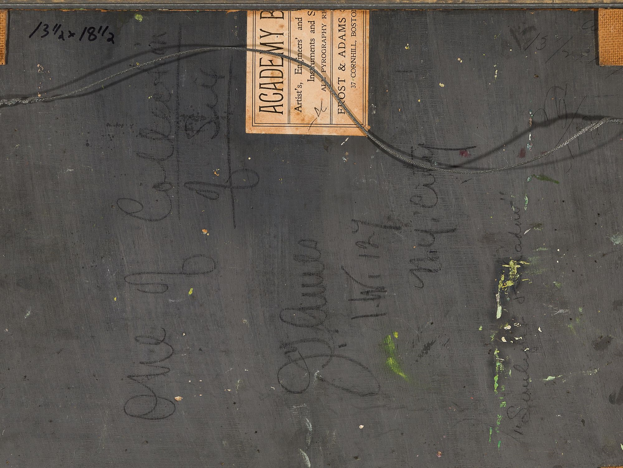 Artwork by Jessie Thompson Ames, Provincetown Hollyhocks, Made of Oil on panel