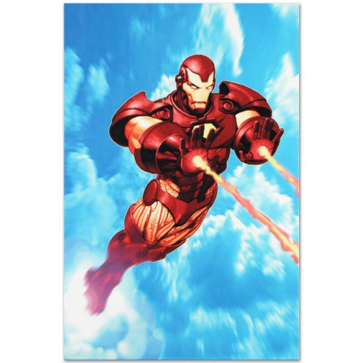 Artwork by Ariel Olivetti, Iron Man: Iron Protocols #1, Made of giclee on canvas