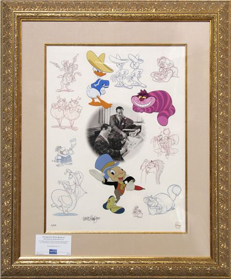 Mickey Mouse - Framed New York Yankees Giclee