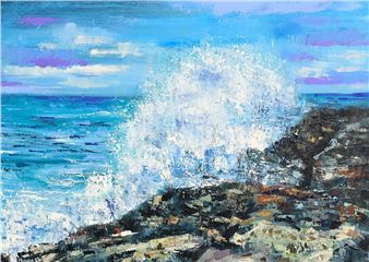 Crashing Wave, Blackhead (2023) - Henry Morgan