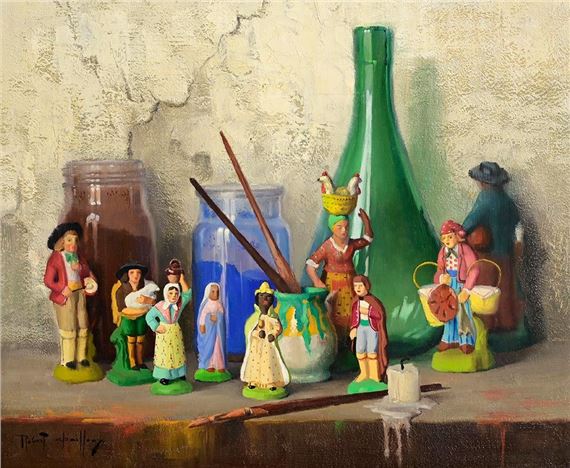 Still Life - Figurines by Robert Chailloux