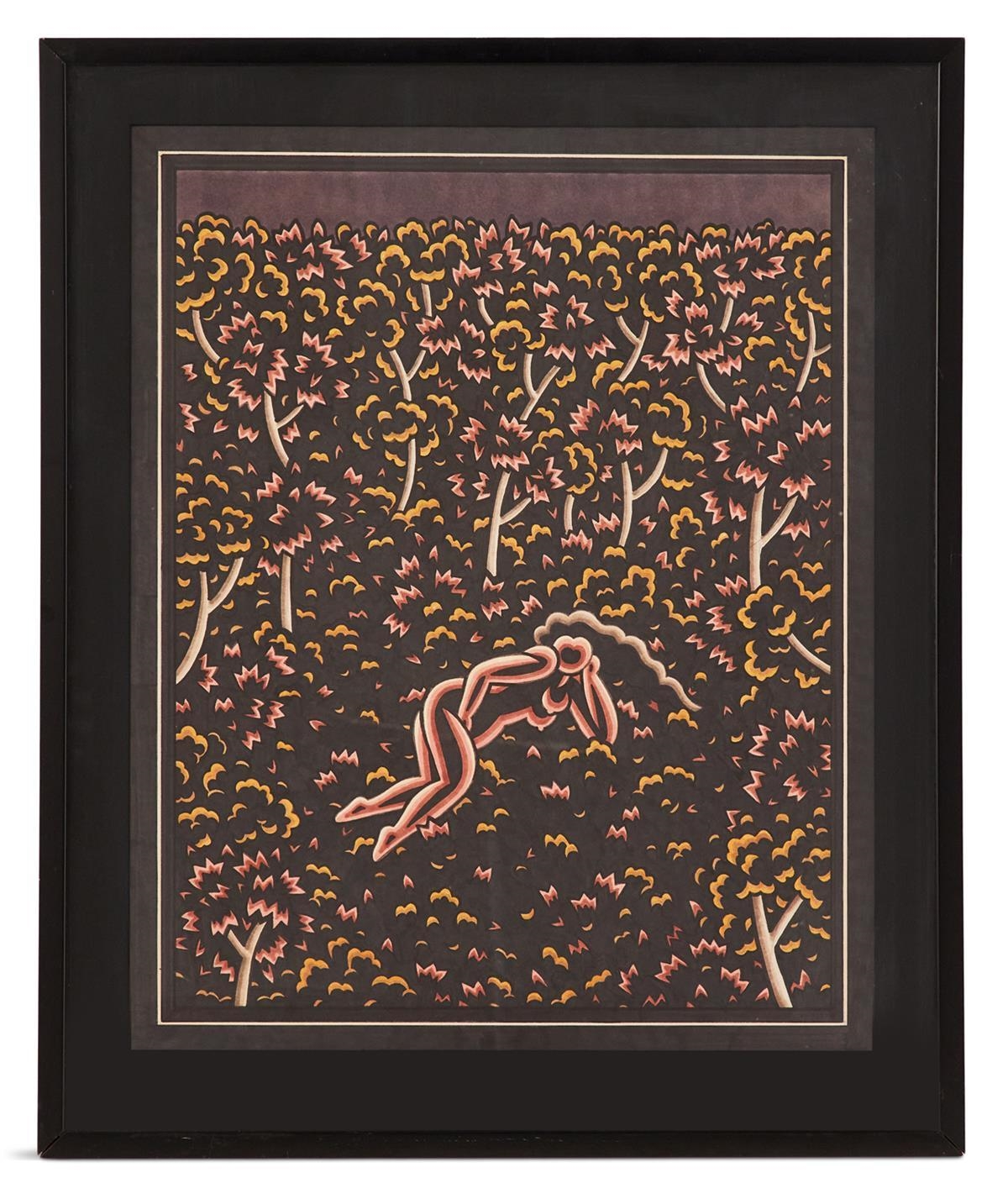 Robert Gordy Nude in the Woods MutualArt