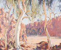 CENTRAL AUSTRALIAN LANDSCAPE by Alan Robert Colquhoun Grieve