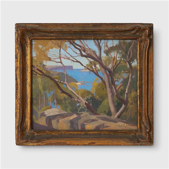 North Head from Athol Gardens - Through the Trees, 1930 by Douglas Robert Dundas, 1930