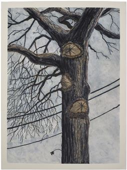 Pin Oak, Winter, Astoria - Vladimir Maicovski