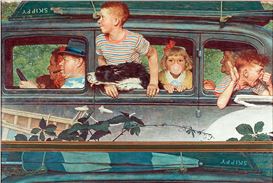How mid-twentieth century American culture was powerfully shaped by commercial dictates of Rockwell imagery