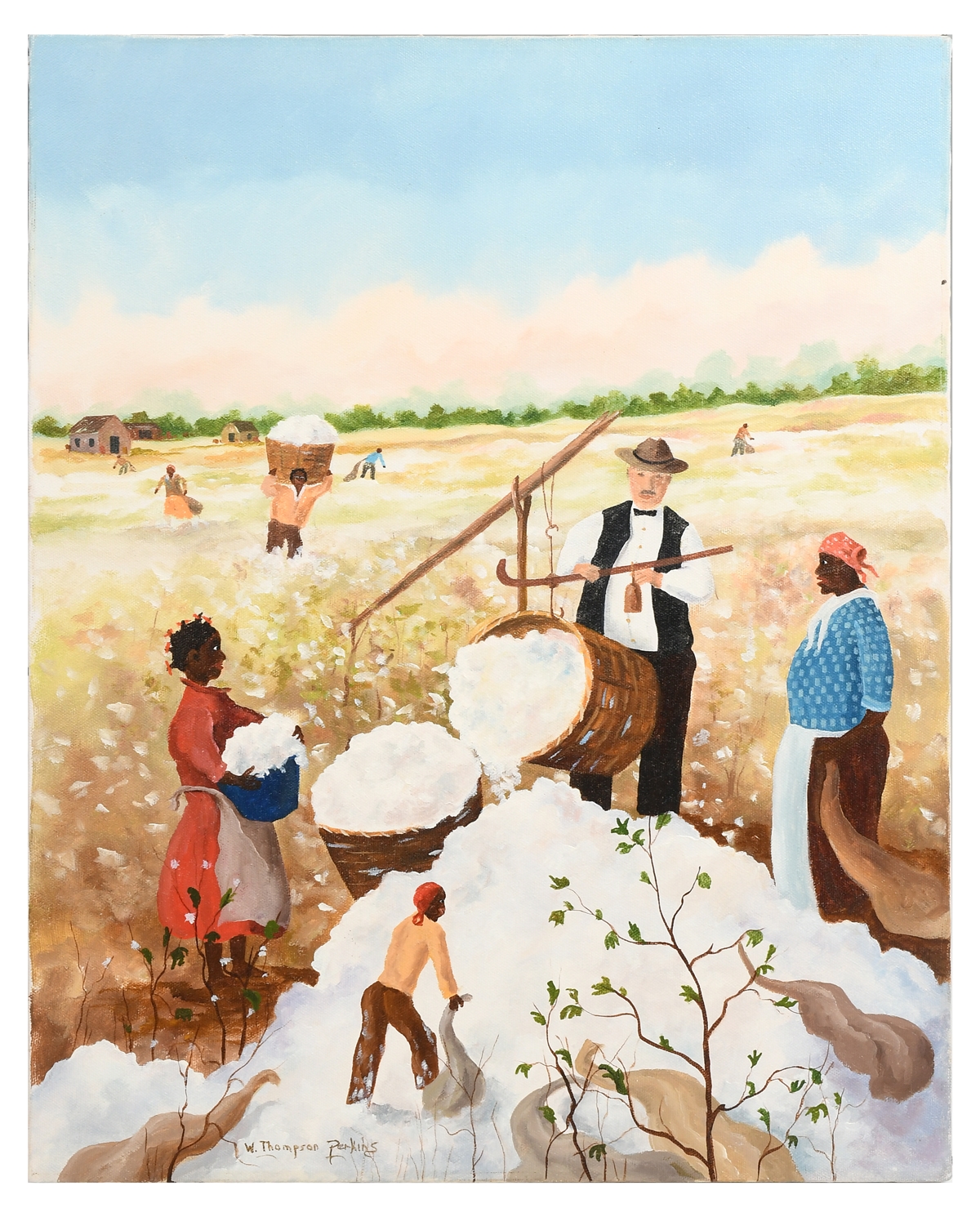 Wendell Thompson Perkins ''Apalachicola Cotton Trade'' (1928) MutualArt