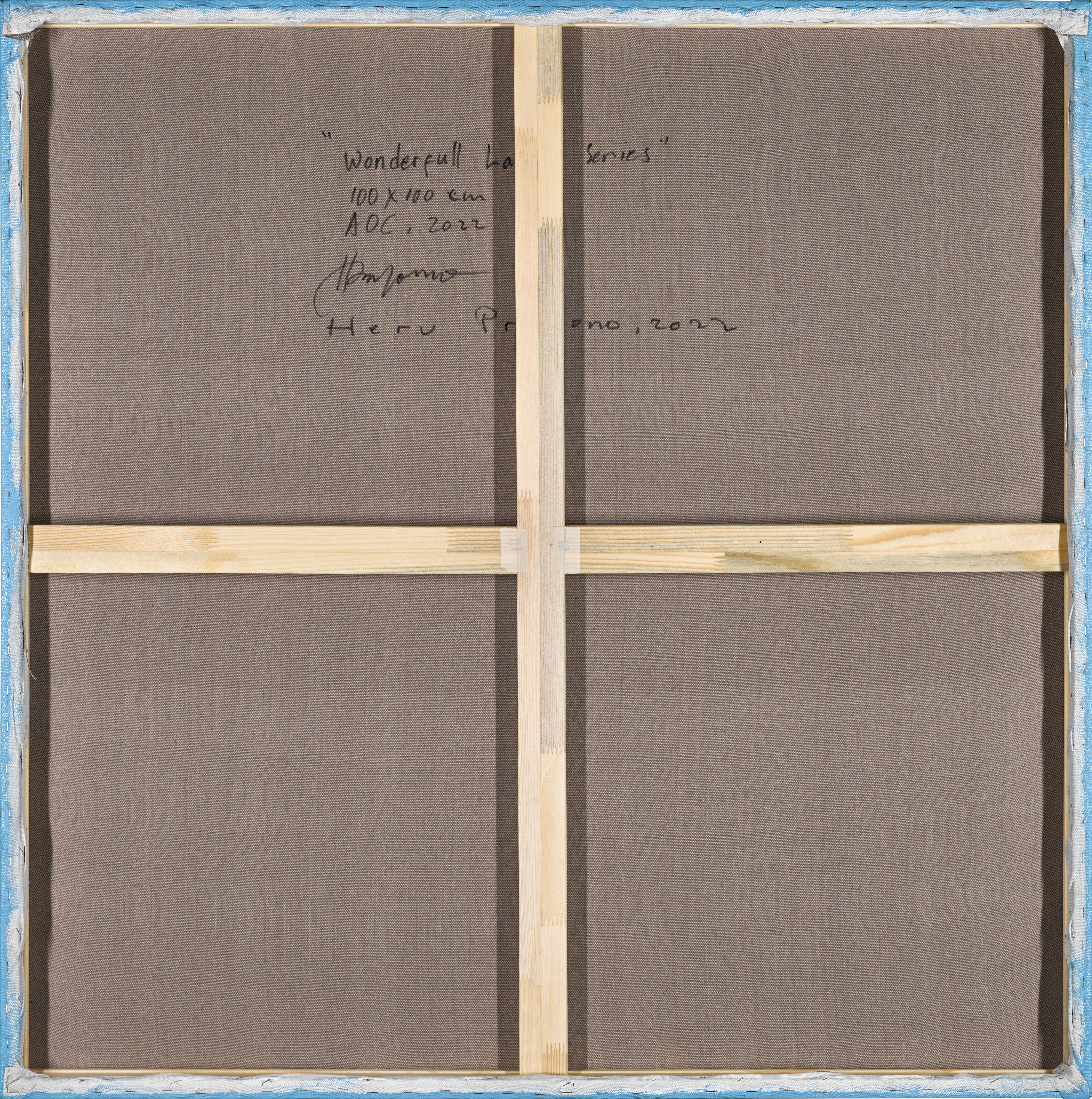 Artwork by Heru Prihono, Wonderful Land Series, Made of acrylic on canvas