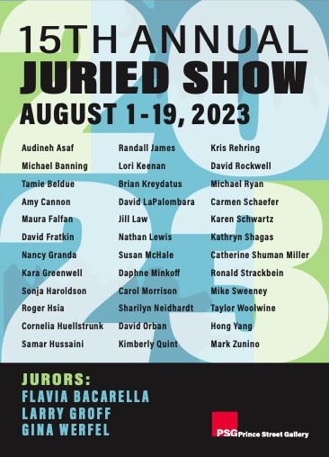 PSG Juried Show - Prince Street Gallery