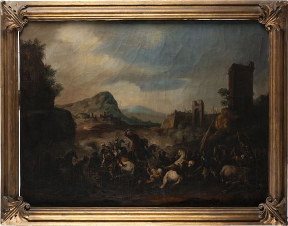 Salvator Rosa | Battle scene | MutualArt