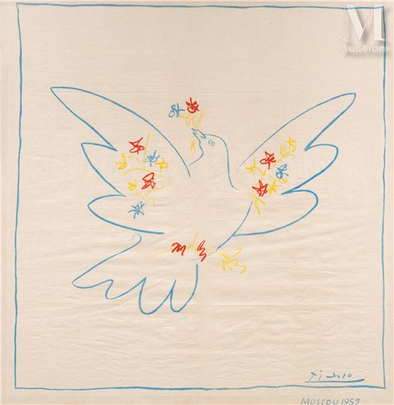 Colombe - Moscou 1957 by Pablo Picasso, 1957