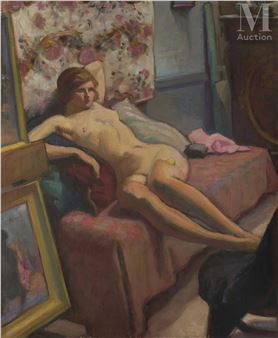 Nu allongé - André Meaux Saint-Marc