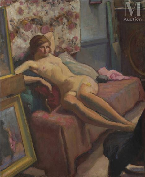 Nu allongé - André Meaux Saint-Marc