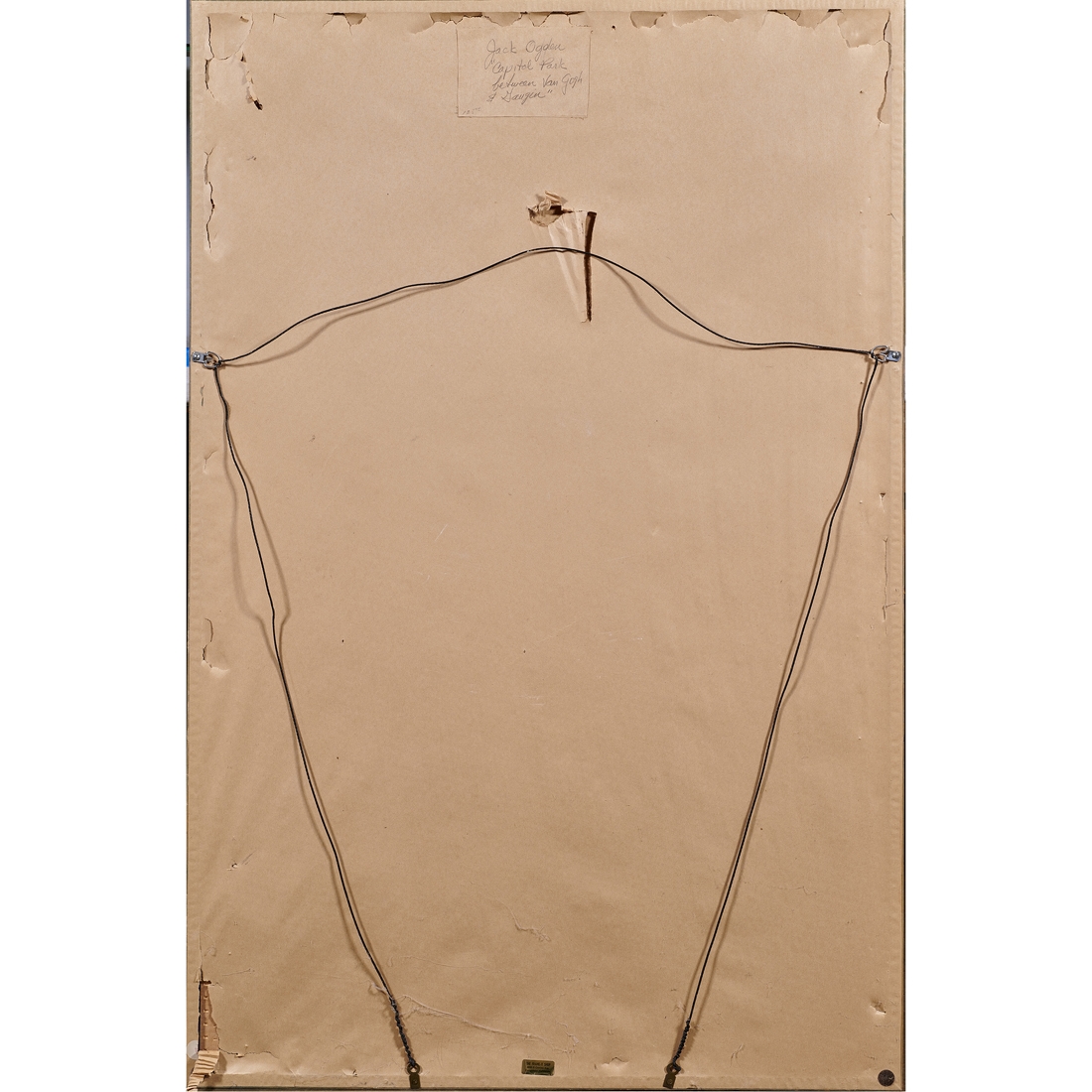 Jack Ogden Capitol Park Between Van Gogh and Gaugin (Circa 1970