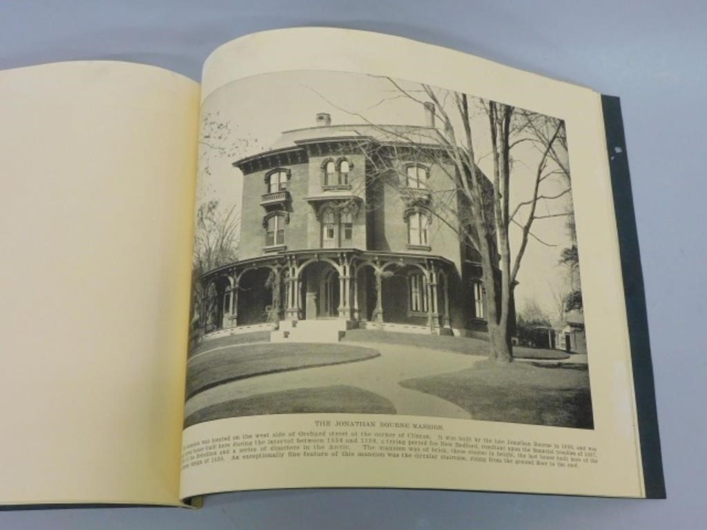 Artwork by Pedro Varela, 2 albums related to New Bedford and whaling. Album I contains brochures on the Pedro Varela, the story of whaling, the loss of the Essex wrecked on the "Feejees", whalebone: its production and utilization, whaleships and whaling scenes, etc.