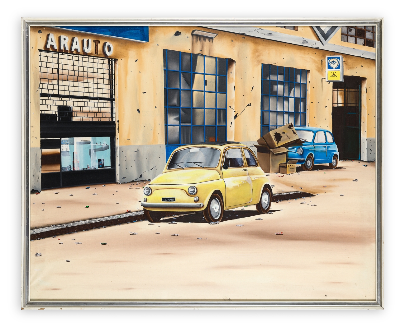 Artwork by Luigi Barozzi, Senza Titolo, Made of Oil on canvas