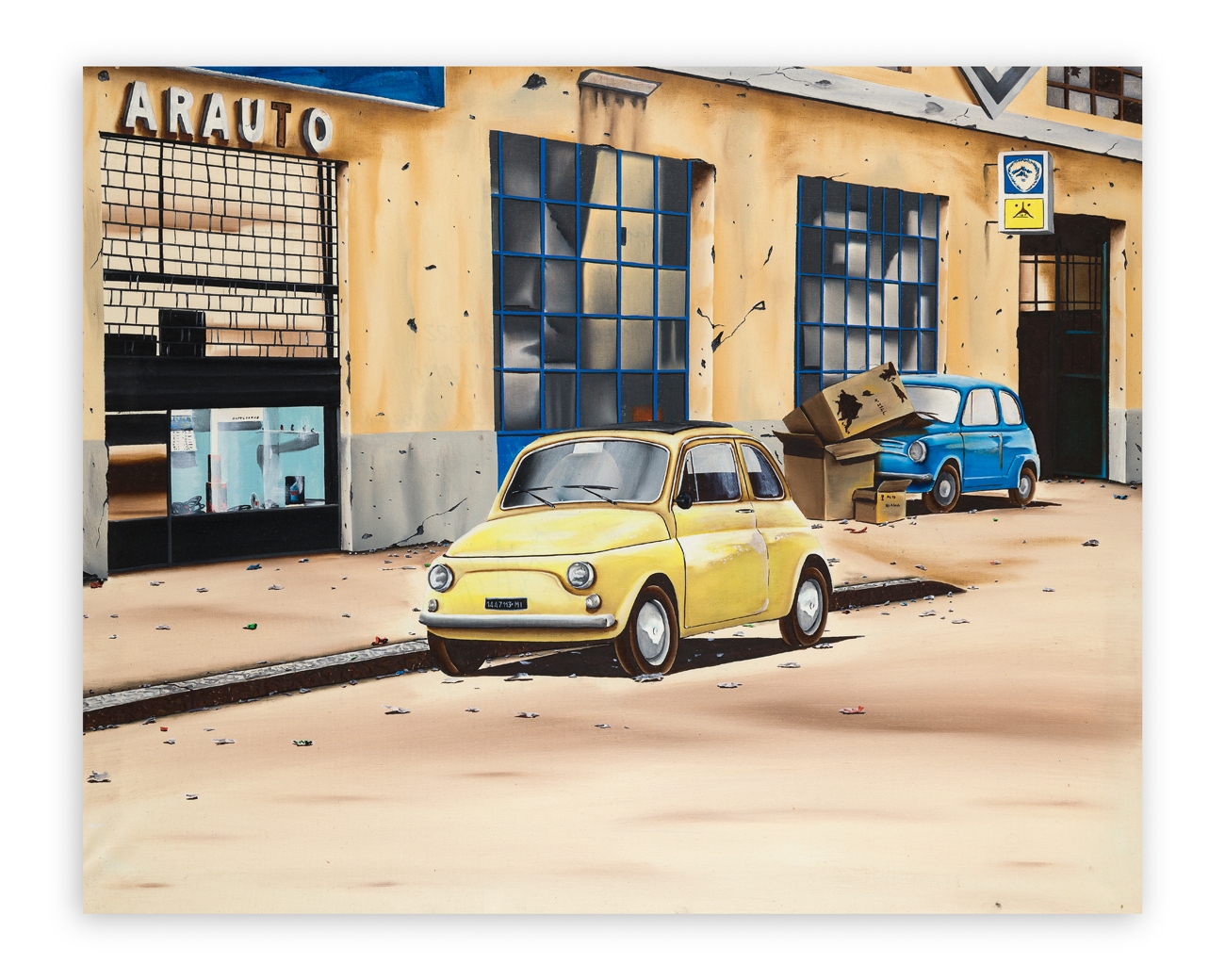 Artwork by Luigi Barozzi, Senza Titolo, Made of Oil on canvas