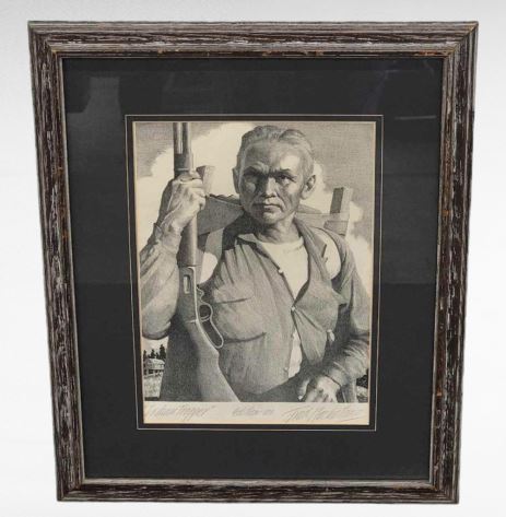 Fred Machetanz | Indian Trapper (Circa 1953) | MutualArt