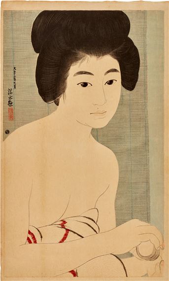 Face Powder ( Oshiroi ) by Shinsui Ito, July 1923