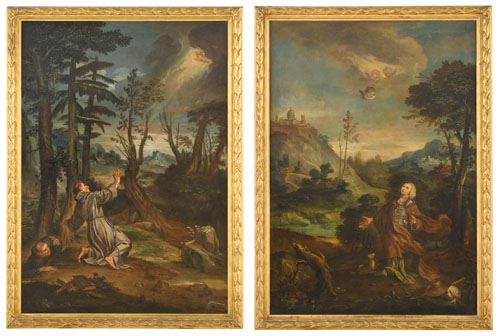 St. Francis of Assisi Receives the Stigmata - Giuseppe Antonio Ghedini