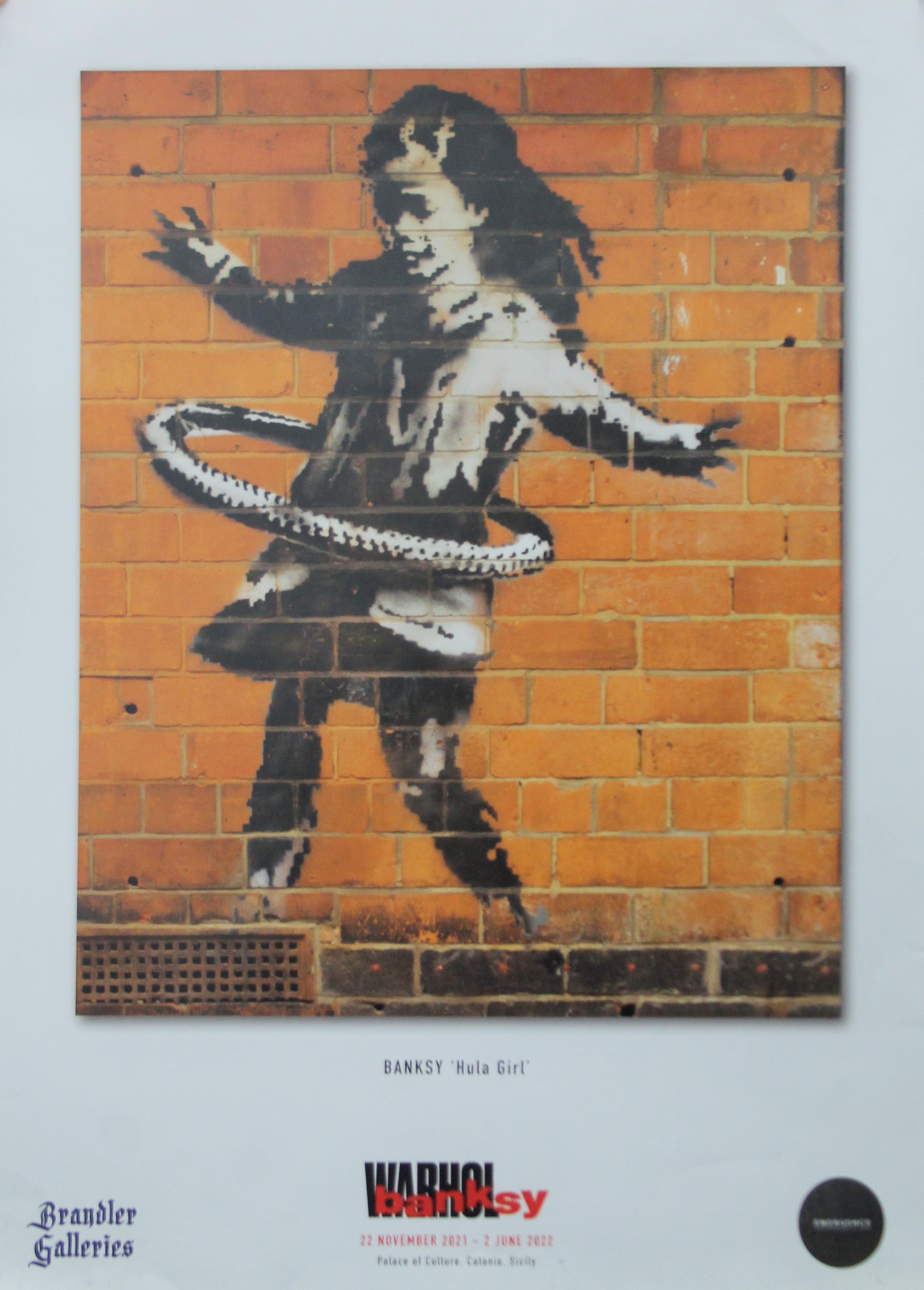 Moments Exhibition Poster - Banksy, Heart Boy - Brandler Galleries