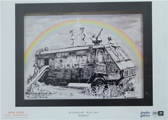 Banksy | Dismaland - Riot Van (2021) | MutualArt