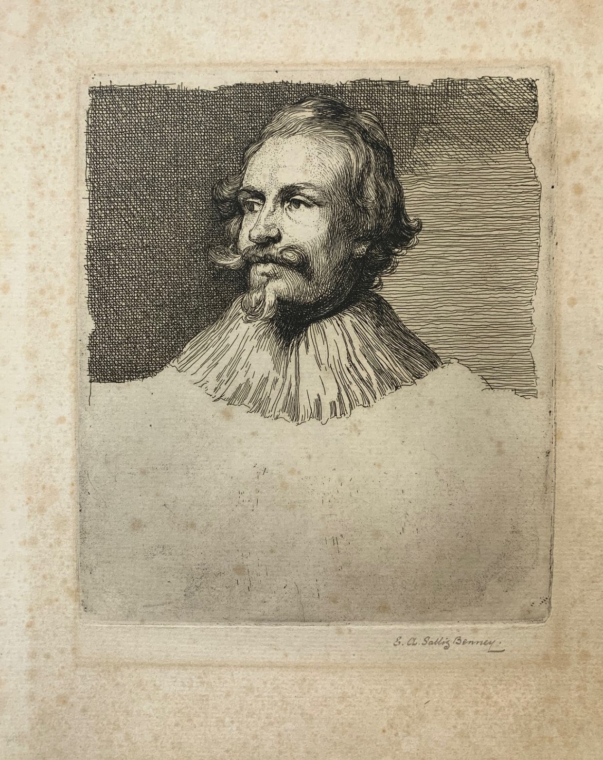 Ernest Alfred Sallis Benney | Portrait of Anthony Van Dyck | MutualArt