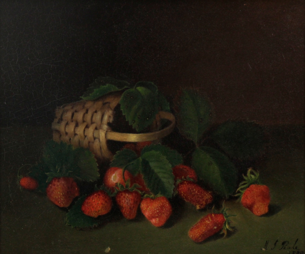 Mary Jane Peale | Still life with strawberries (1880) | MutualArt