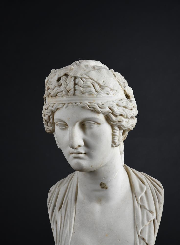 George M. Miller | BUST OF AN EMPRESS OR GODDESS (18th Century 19th ...