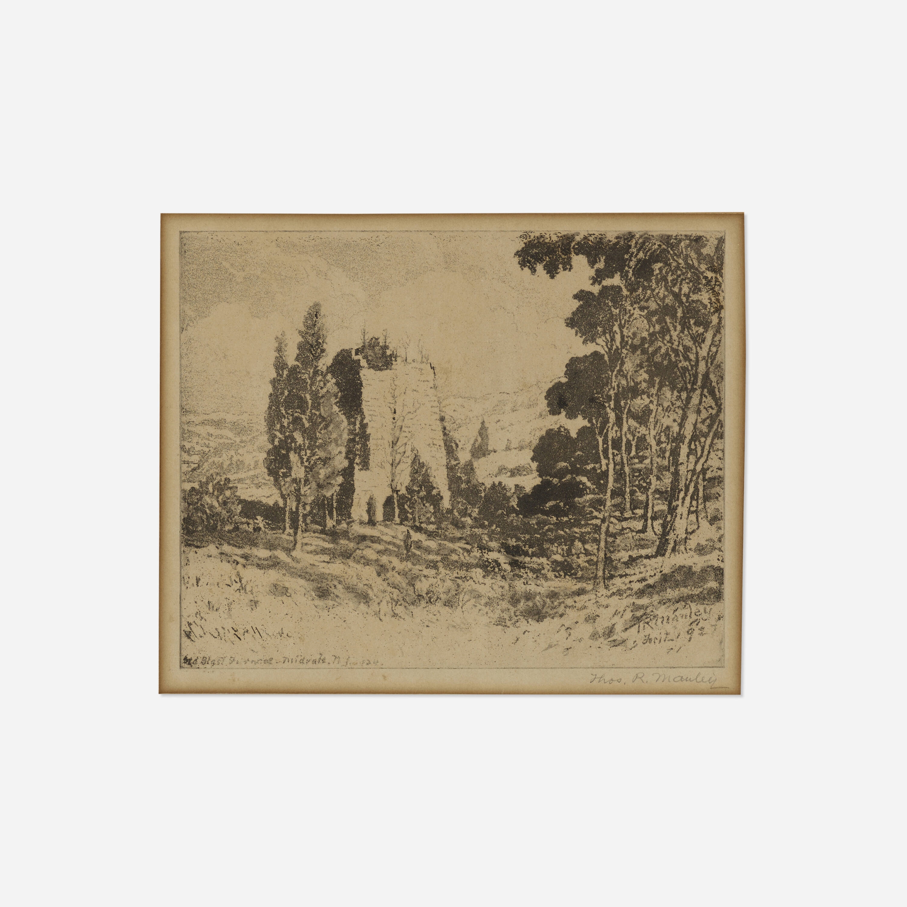 Thomas Rathbone Manley | Old Blast Furnace at Midvale, NJ (1924 ...
