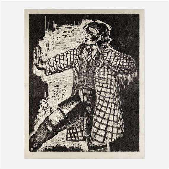 Gesturing Hiker by Steven Campbell, 1983