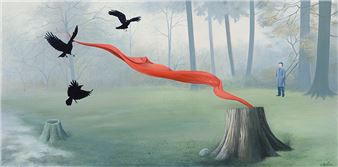 Soizick Meister | The Red Scarf | MutualArt