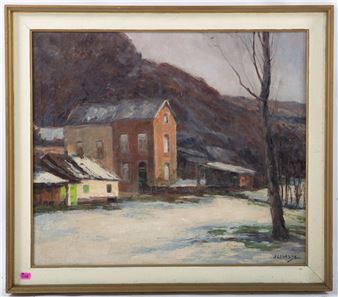 Homestead in Winter - J. Lagasse