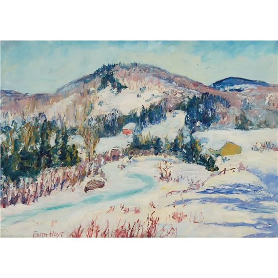 BEAUPORT, PQ, L'HIVER (WINTER LANDSCAPE IN BEAUPORT, QUEBEC) - Edith Hoyt