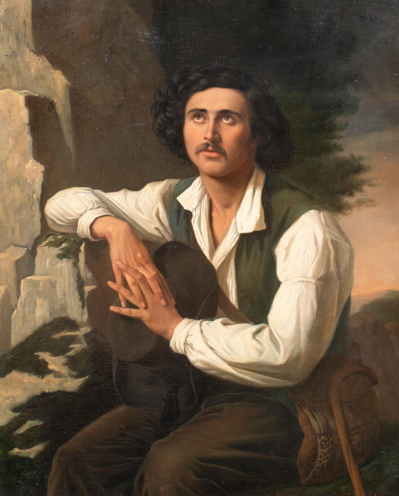 French School, 19th Century | PORTRAIT OF AN ITALIAN GENTLEMAN OIL ...
